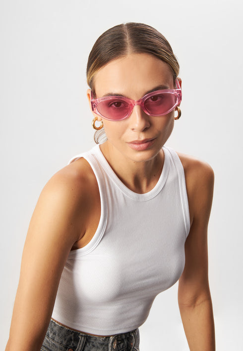 Bello Transparent Red