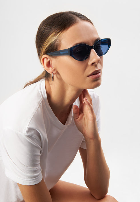 Bello Transparent Blue