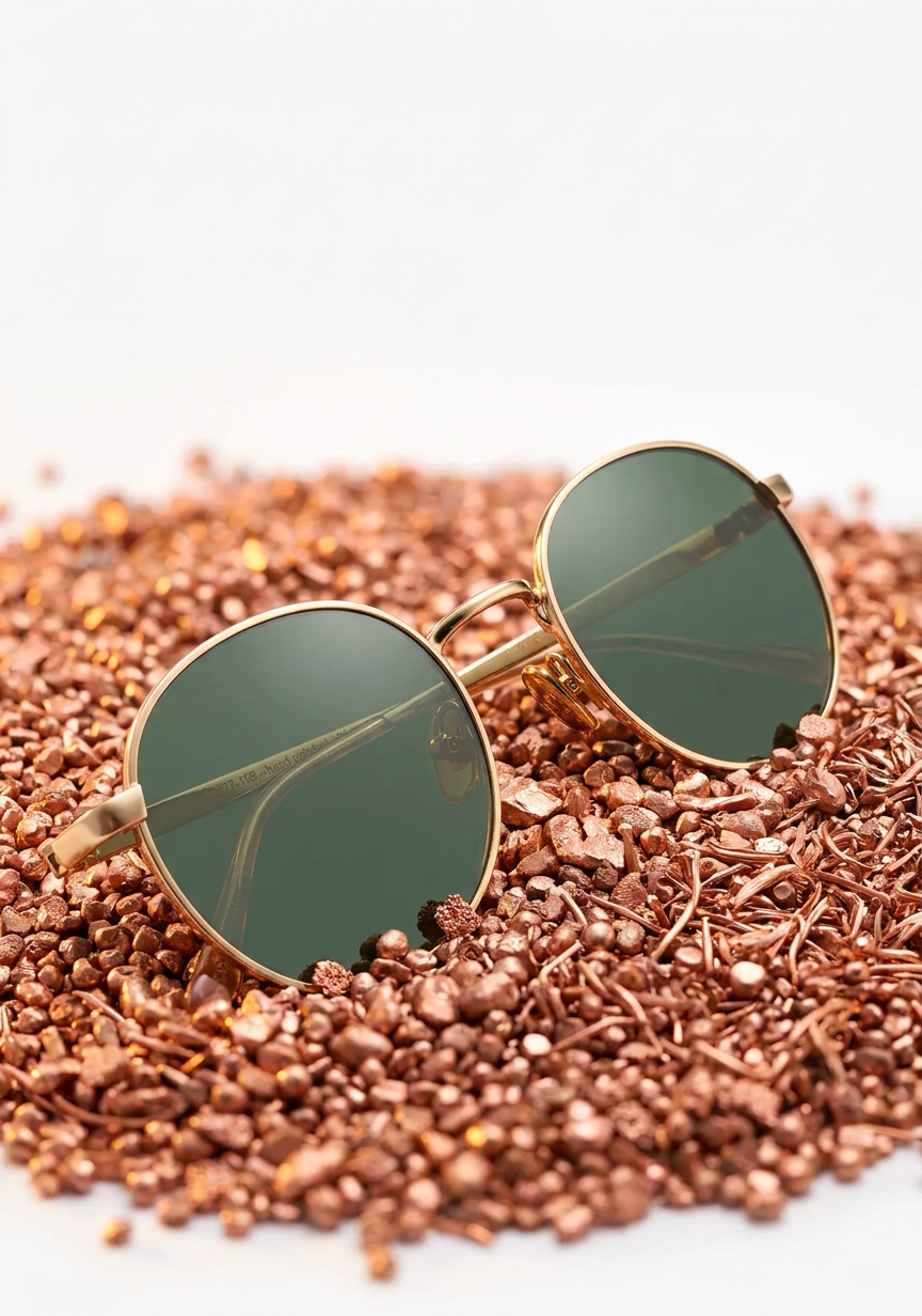 Recycled copper frame material