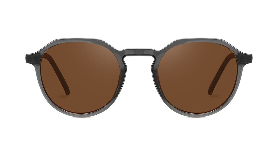 Adamo Grey slim sunglasses by ECO SHADES – recycled-plastic frames